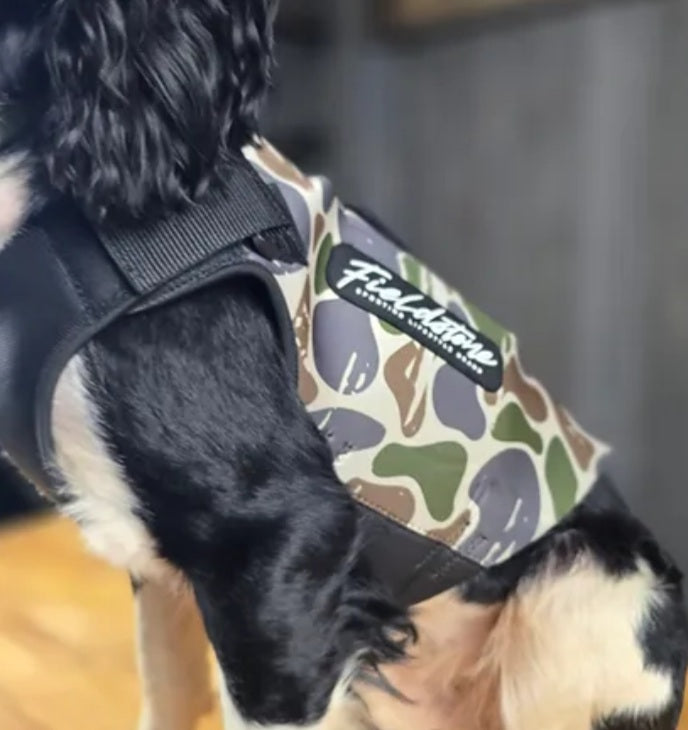 Camo dog vest