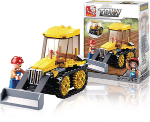 Texas Toy Distribution - 4-in-1 Construction Display Set, Building Bricks x2 of each