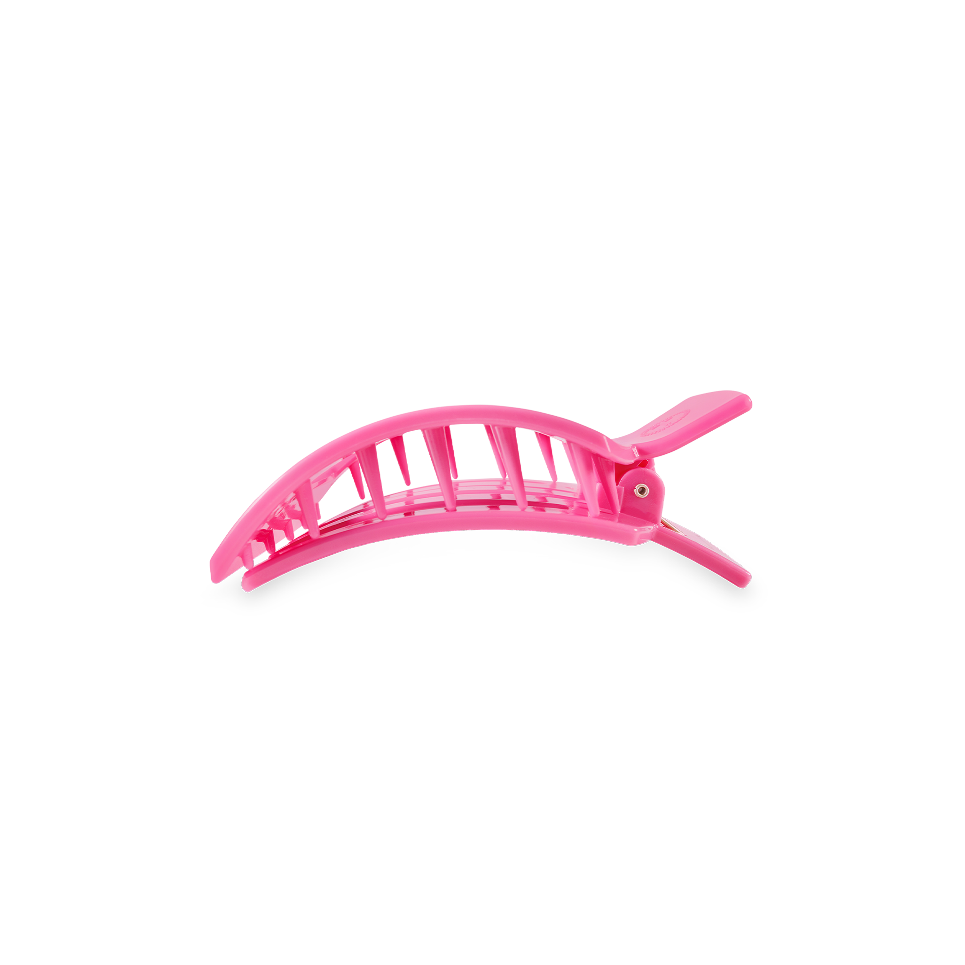 TELETIES - Paradise Pink Small Flat Square Hair Clip