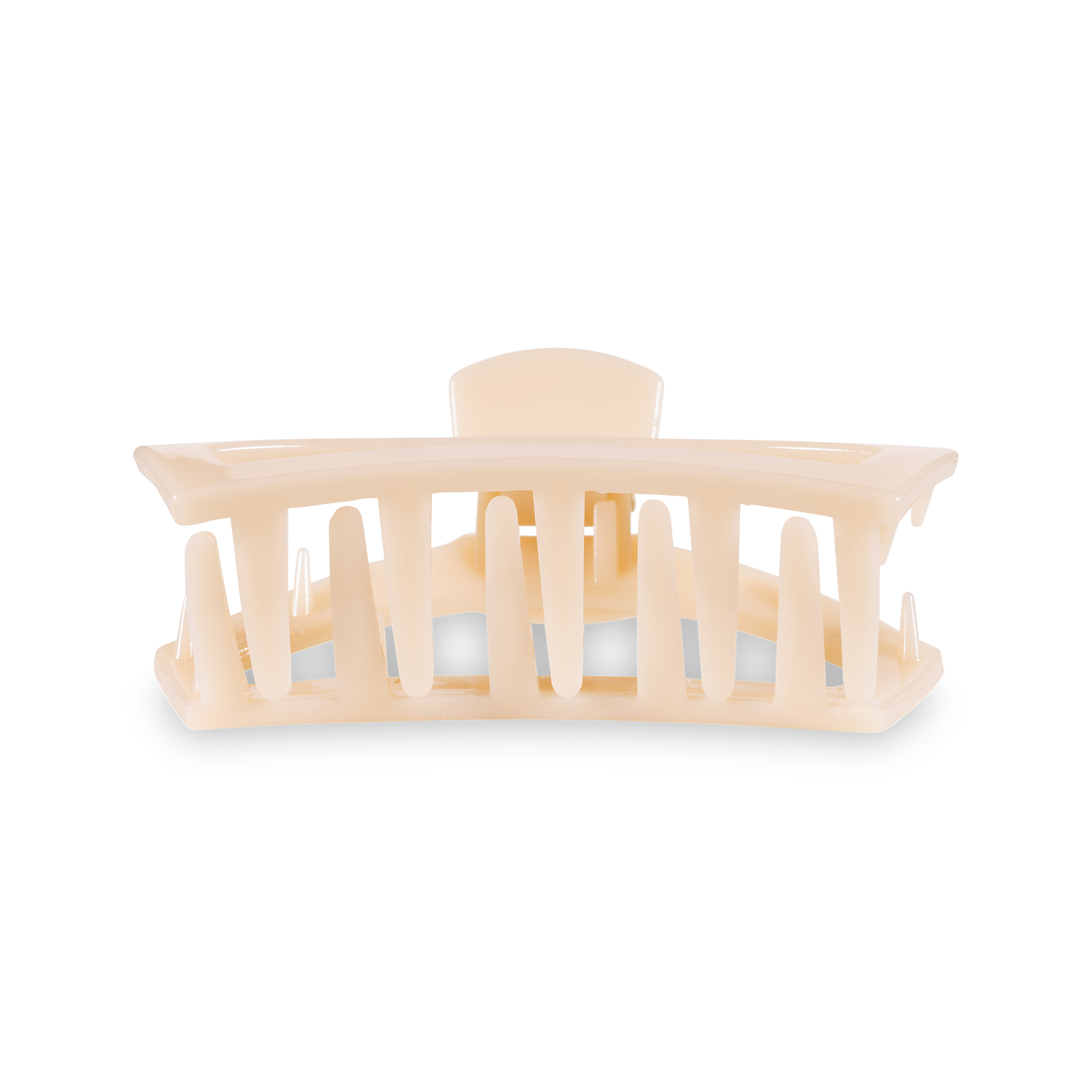 TELETIES - Open Almond Beige Medium Hair Clip