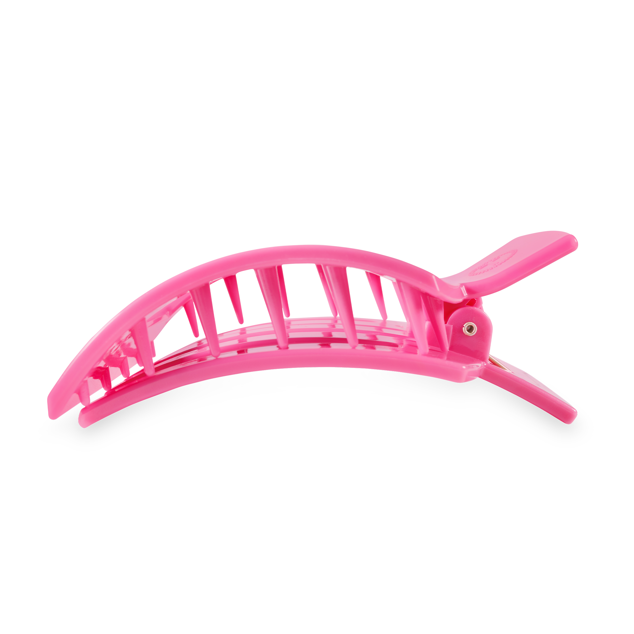 TELETIES - Paradise Pink Large Flat Square Hair Clip