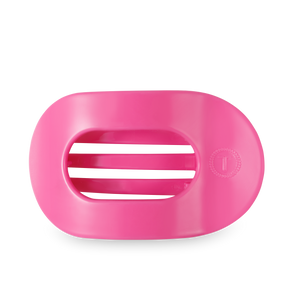 TELETIES - Paradise Pink Large Flat Round Hair Clip