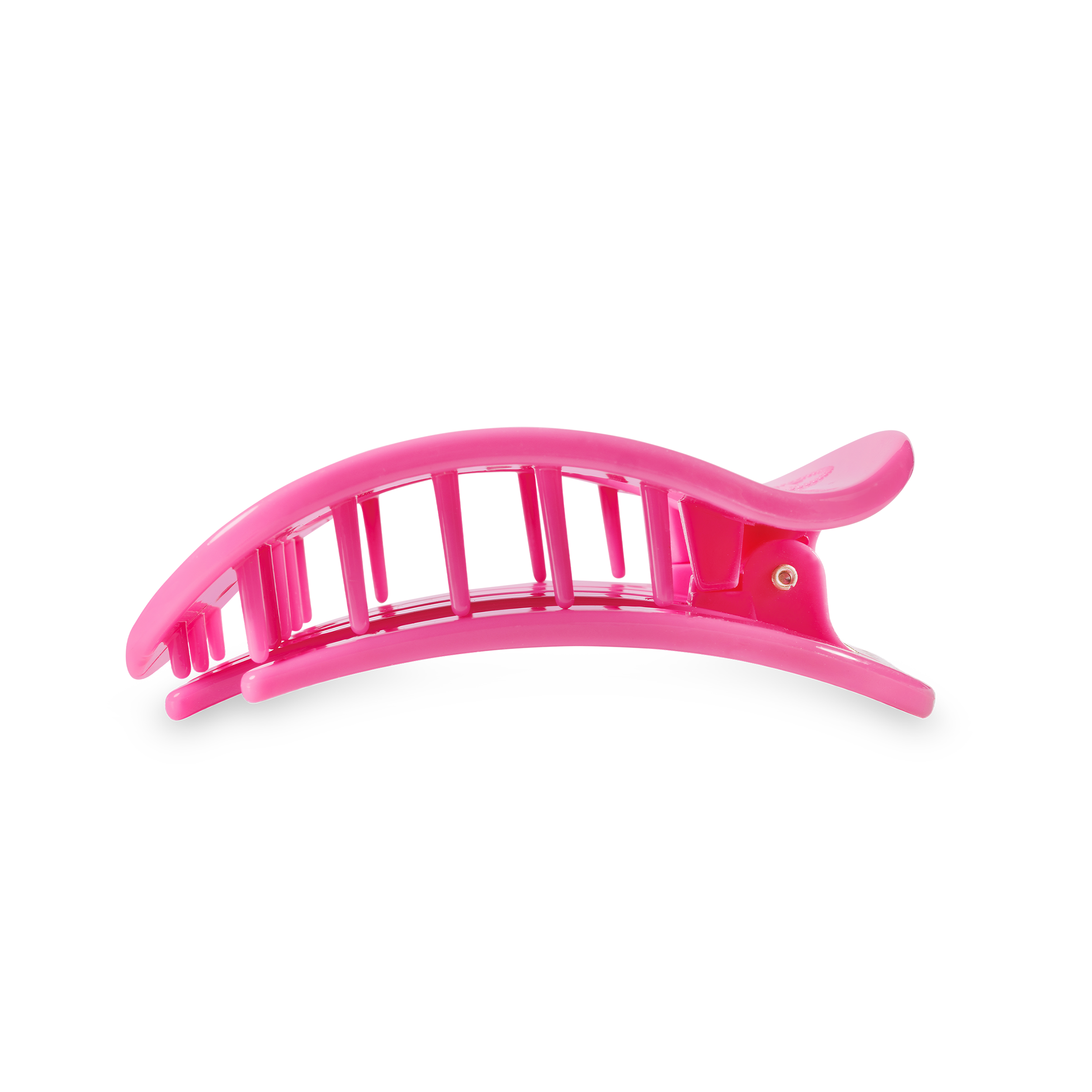 TELETIES - Paradise Pink Medium Flat Round Hair Clip