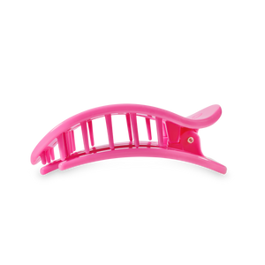 TELETIES - Paradise Pink Medium Flat Round Hair Clip