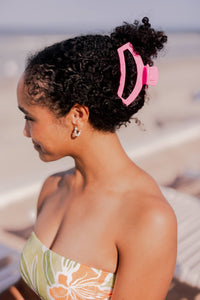 TELETIES - Open Paradise Pink Large Hair Clip