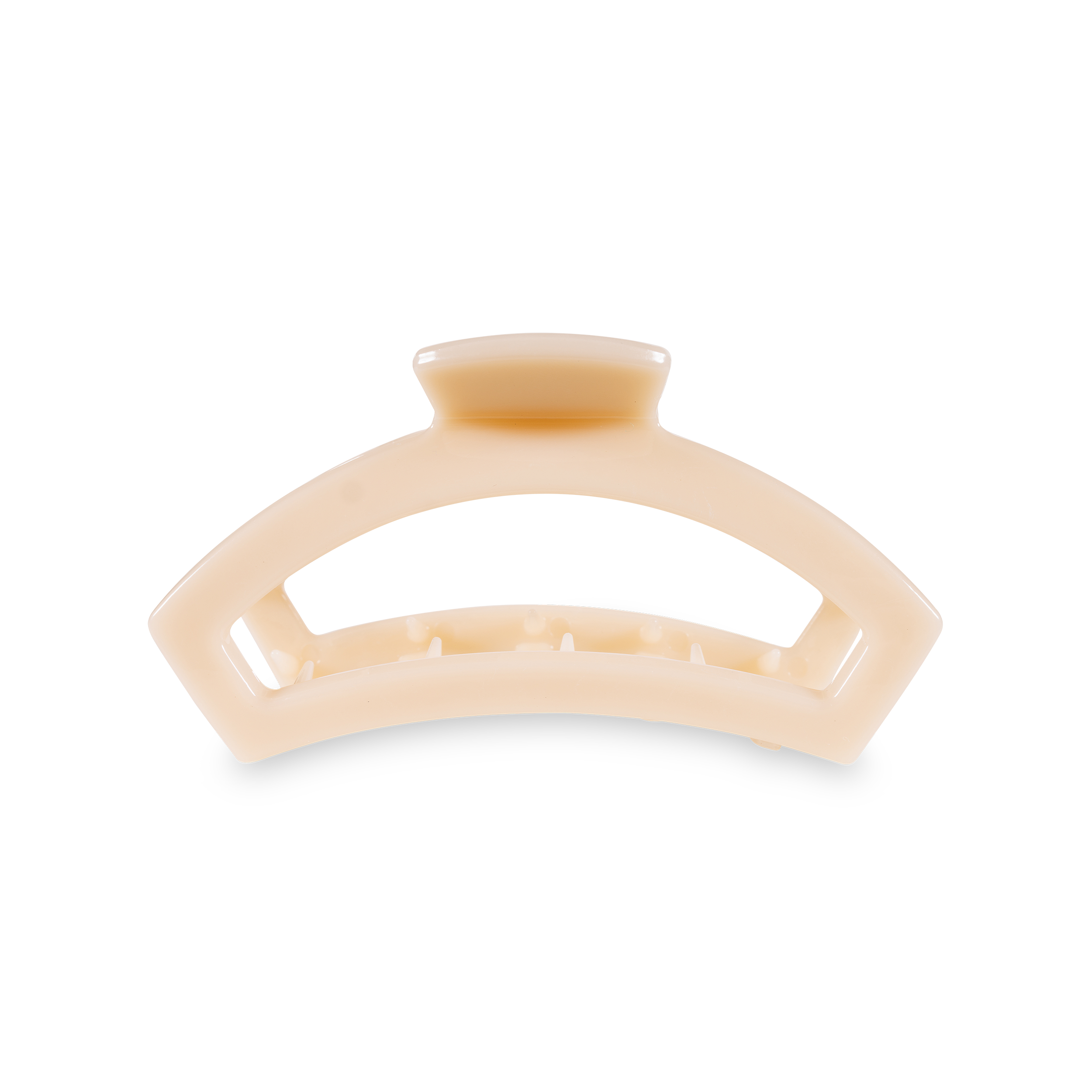 TELETIES - Open Almond Beige Medium Hair Clip