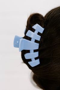 TELETIES - Classic Clear Skies Medium Hair Clip