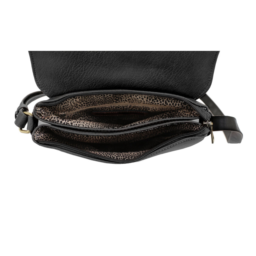 Nora concealed carry lock and key crossbody