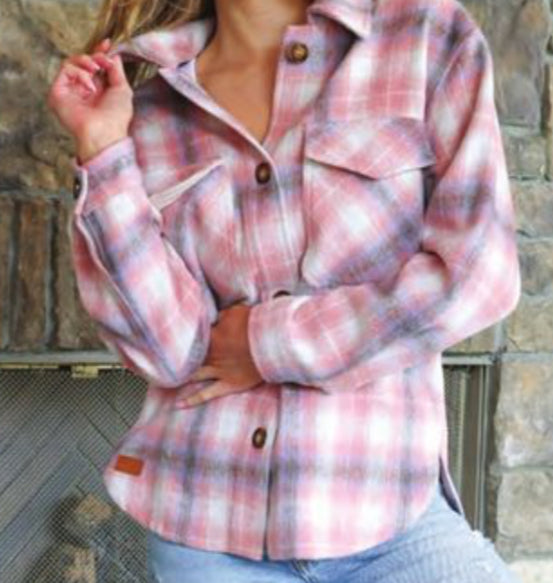 Simply southern plaid shacket