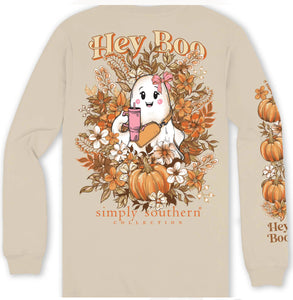 Adult Simply southern hey boo shirt