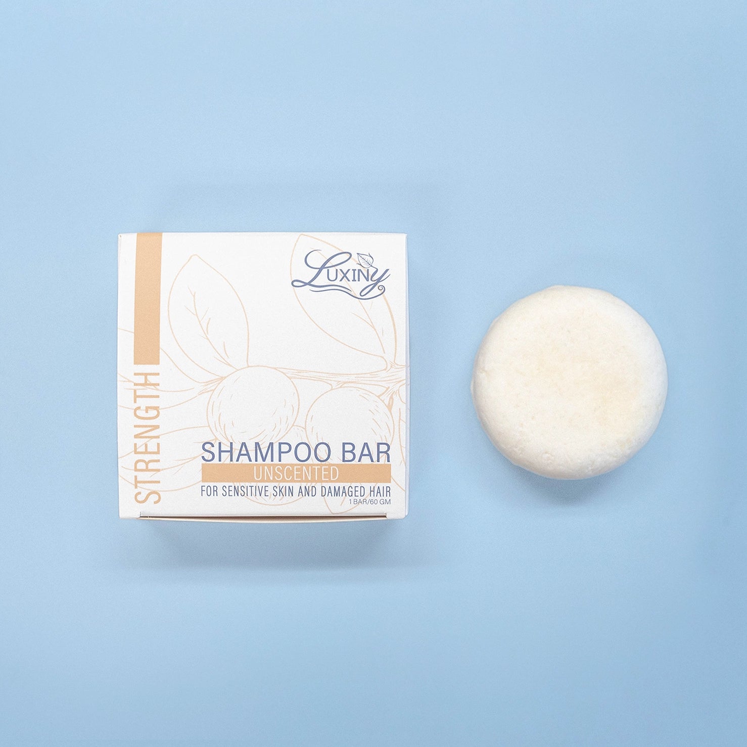 Unscented shampoo bar