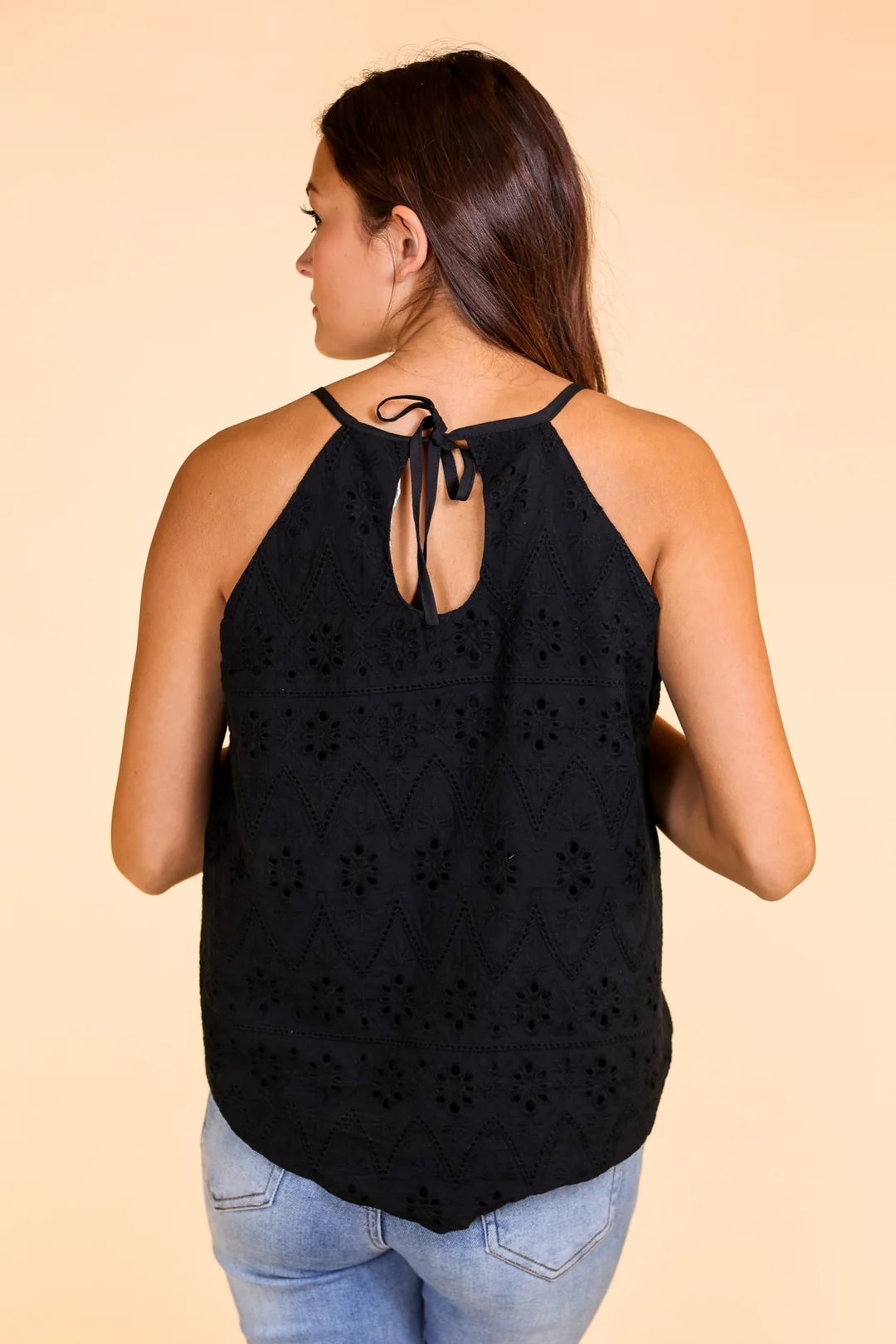 THE YALA TOP IN BLACK