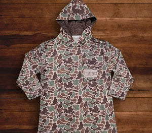 Youth Dry fit camo hoodie