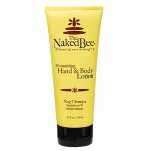 The naked bee nag champa hand and body lotion