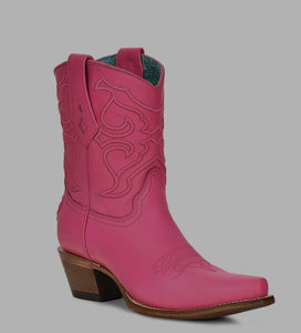 Hot pink ankle boot corral Z5137