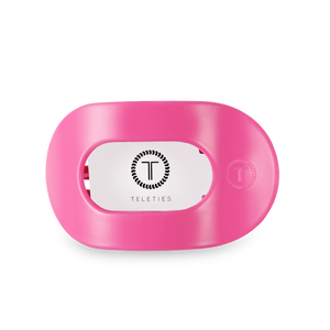 TELETIES - Paradise Pink Medium Flat Round Hair Clip