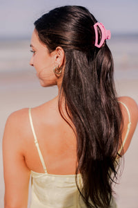 TELETIES - Open Paradise Pink Small Hair Clip