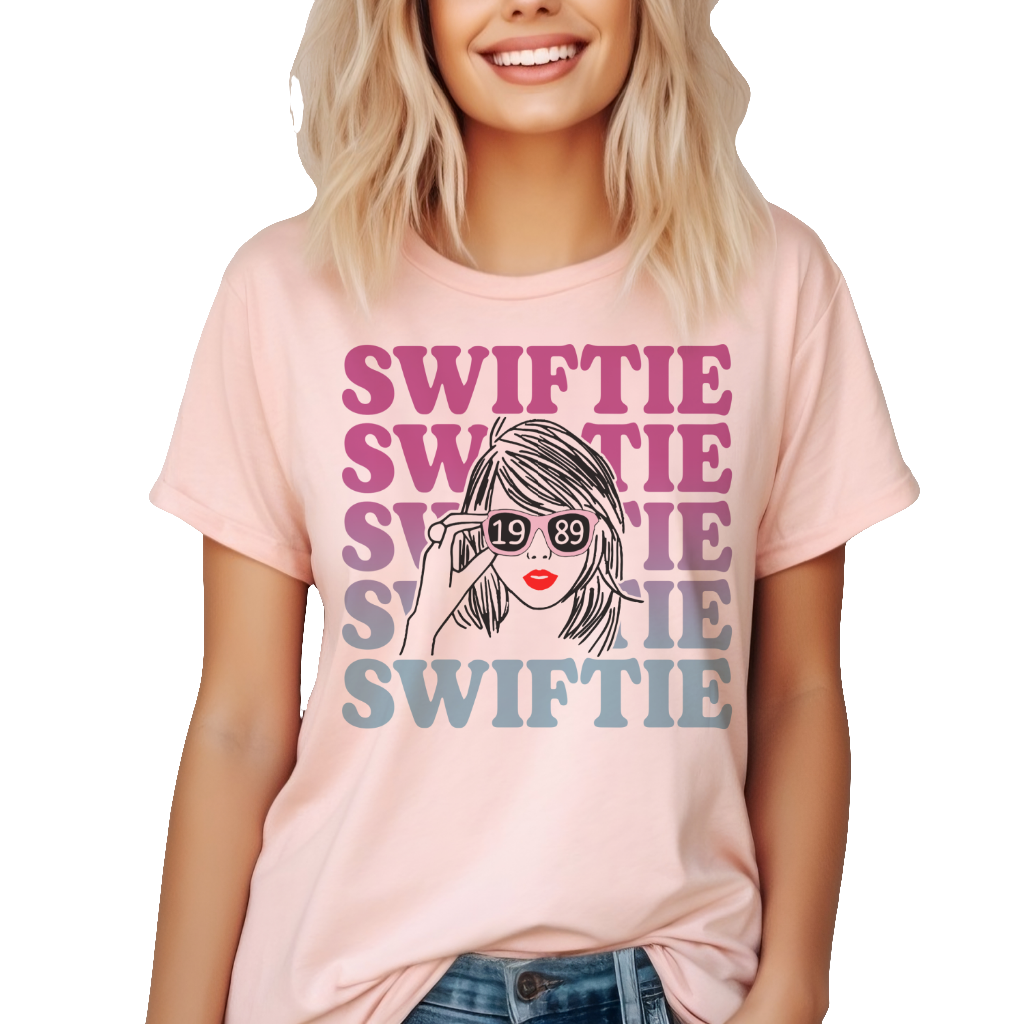 Swiftie peach t-shirt