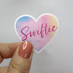 Swiftie heart sticker