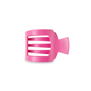 TELETIES - Paradise Pink Small Flat Square Hair Clip