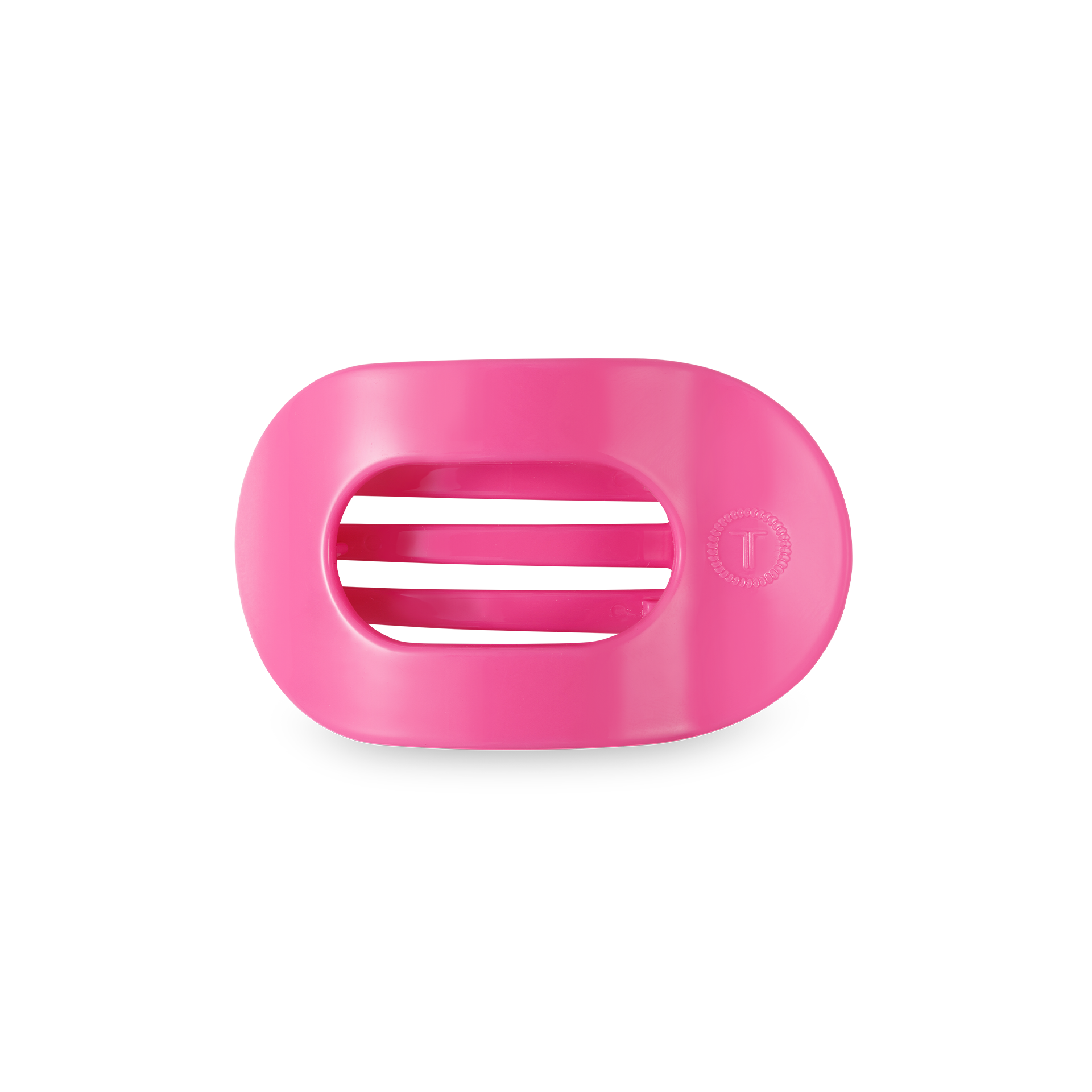 TELETIES - Paradise Pink Small Flat Round Hair Clip