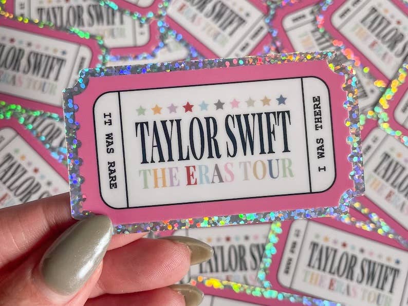 Taylor Swift tour era Glitter Stickers