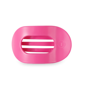 TELETIES - Paradise Pink Medium Flat Round Hair Clip