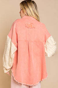 Pink/ivory jacket