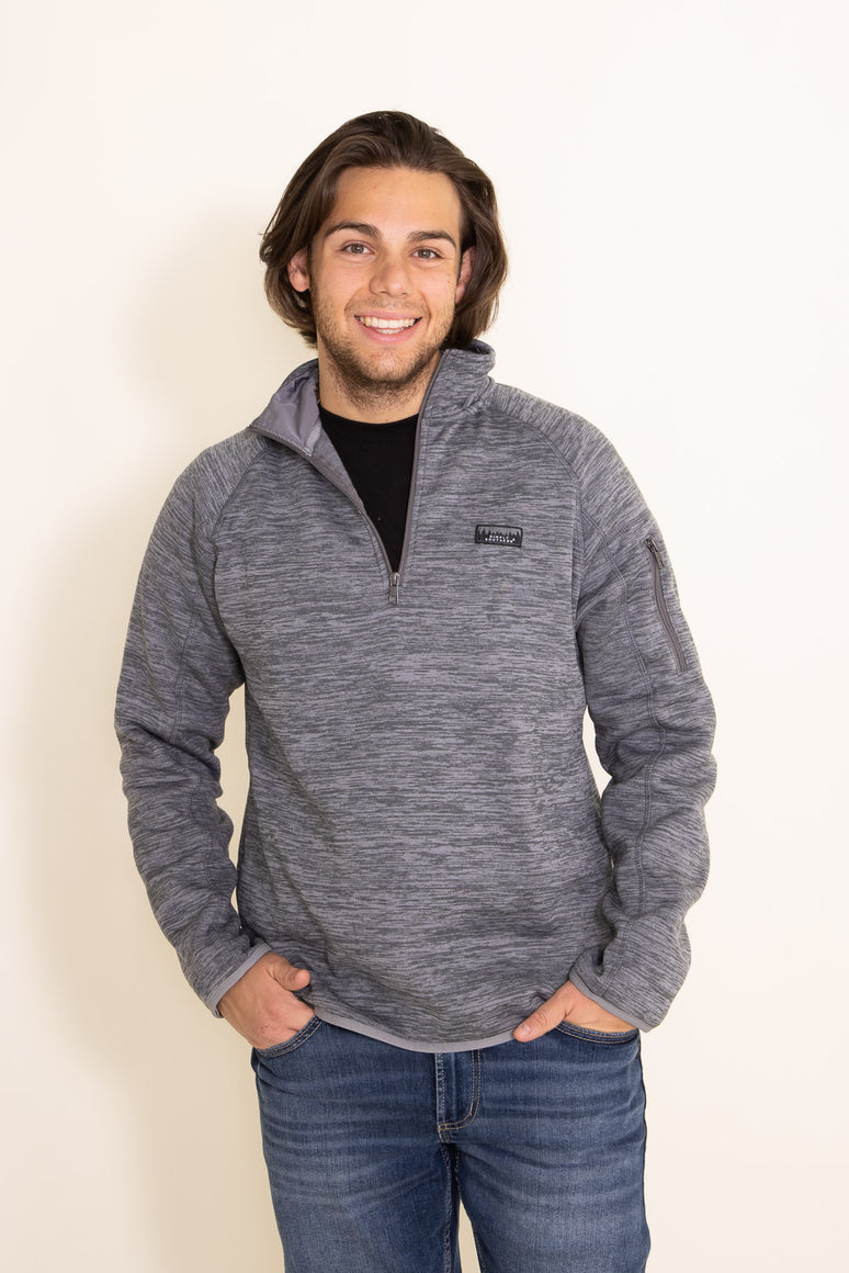 Simply southern mens half zip pullover jacket