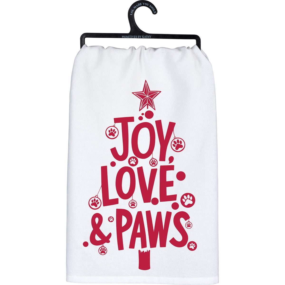Dish towel love and paws