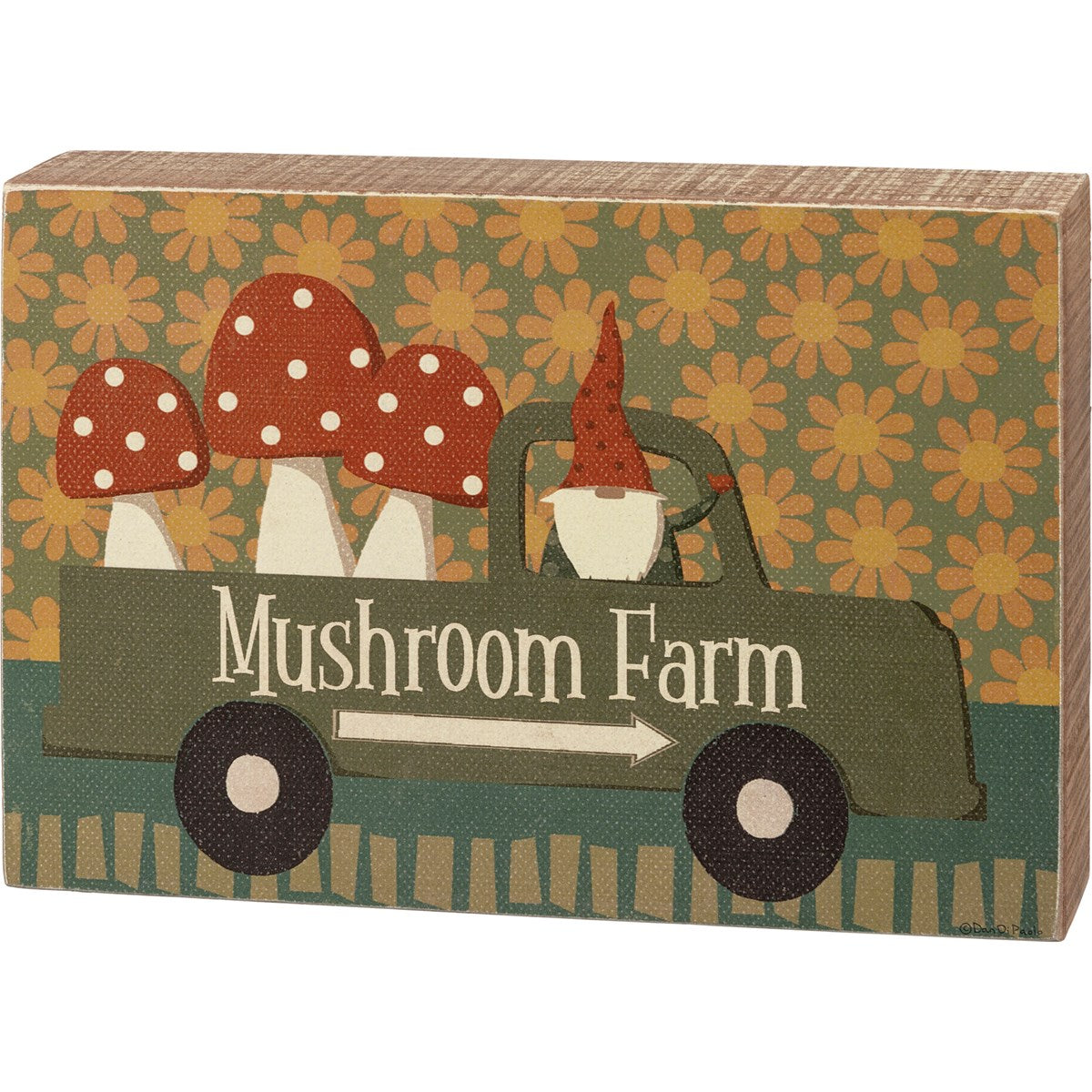 Mushroom farm gnome