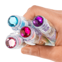 Rainbow glitter gems scented erasers