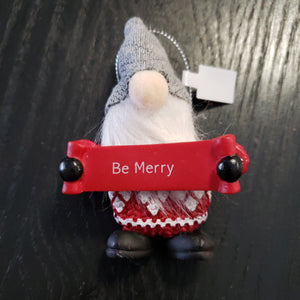 Be merry gnome ornament