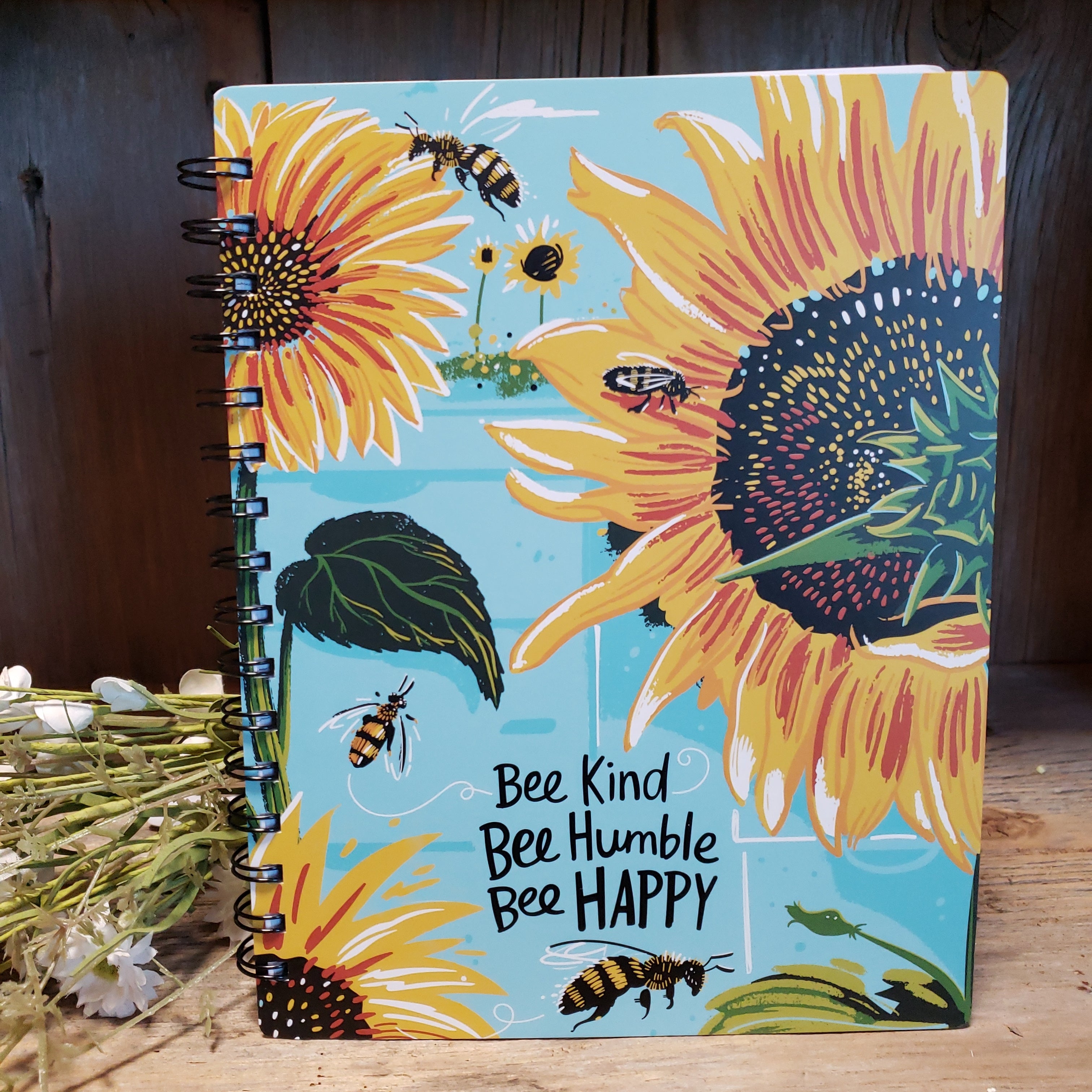 Bee kind spiral notebook