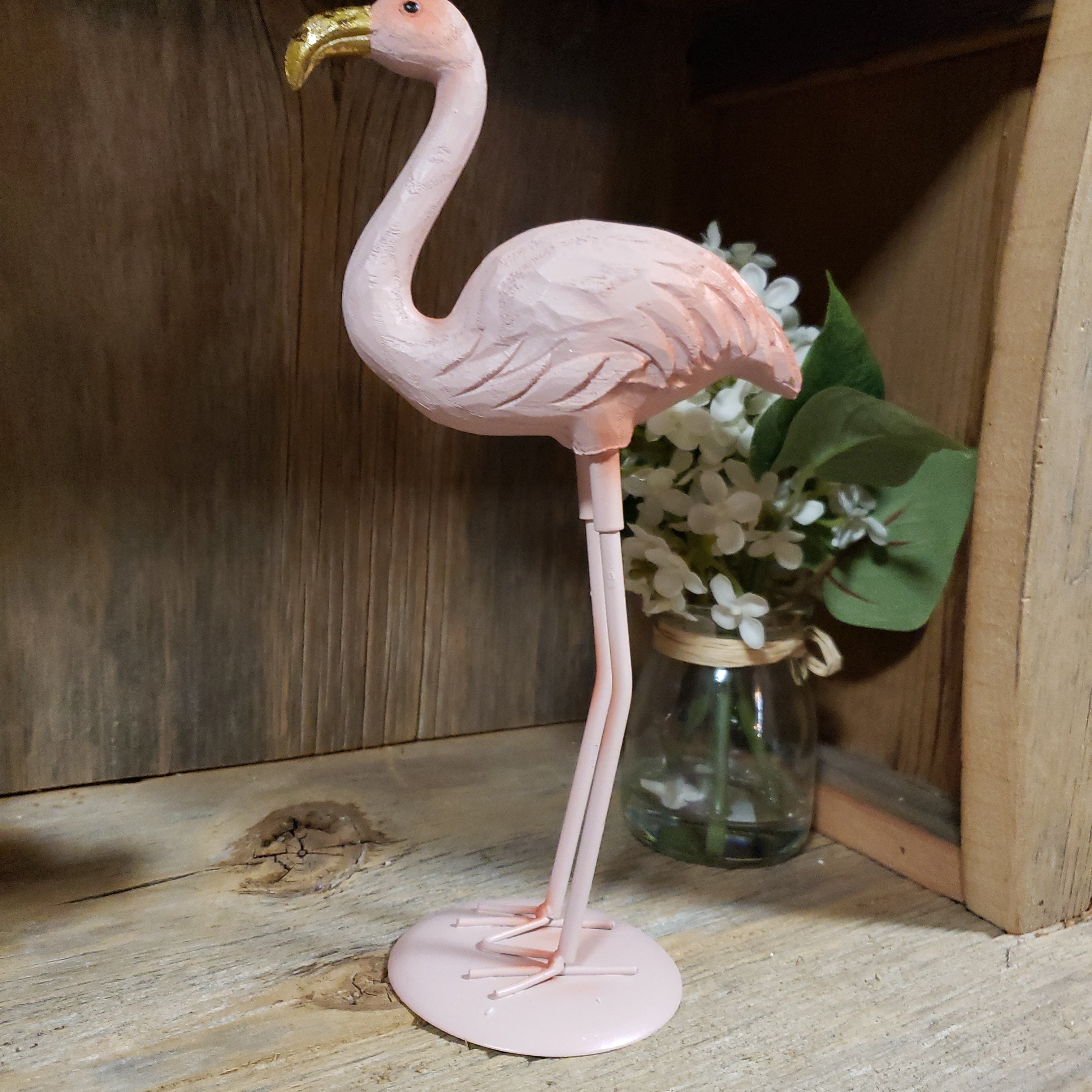 Polyresin flamingo decorations