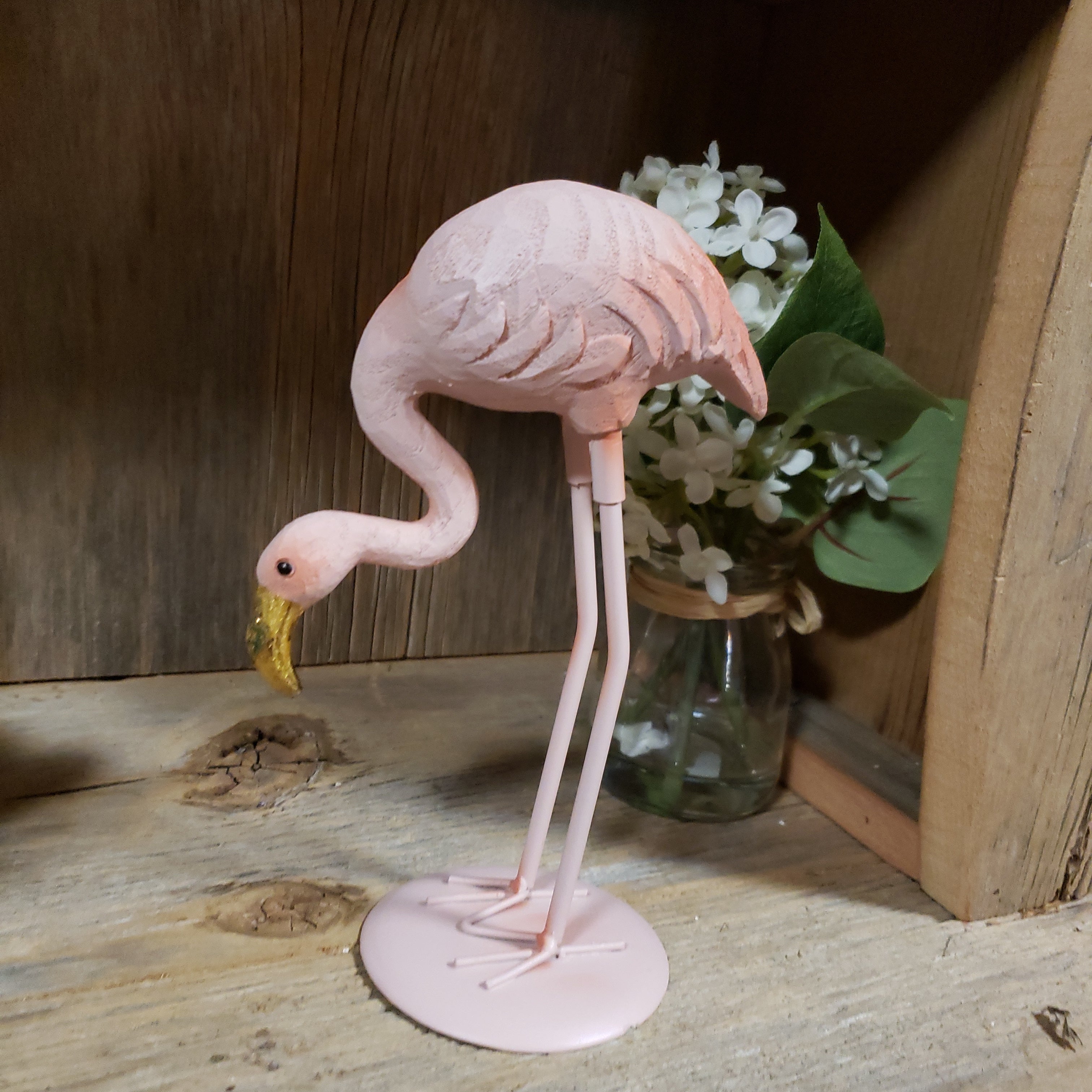 Polyresin flamingo decorations