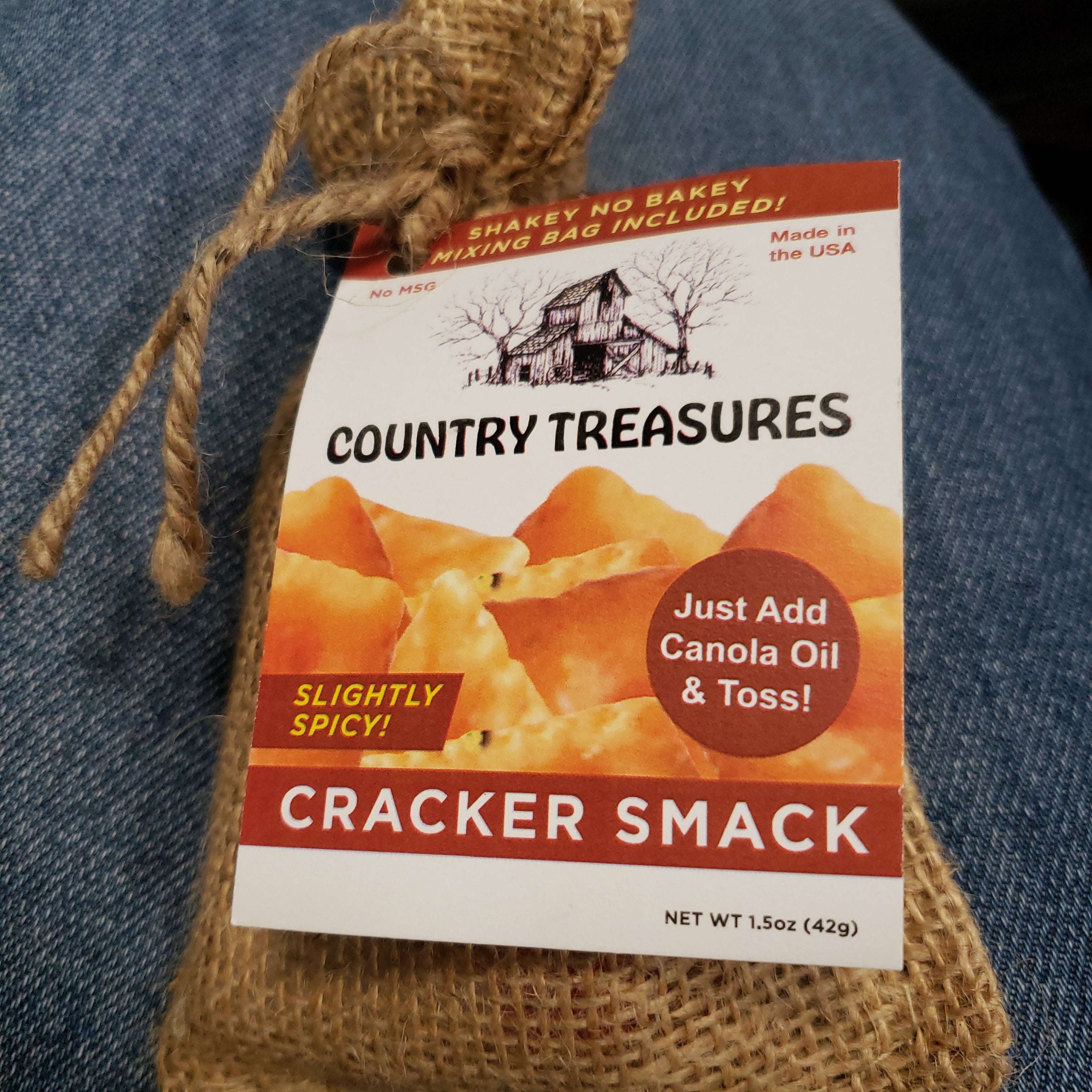 Cracker smack slightly spicy