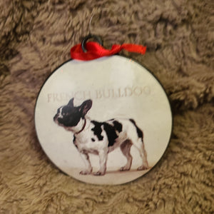 French bulldog ornament