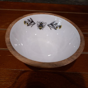 Bee and floral dip bowls