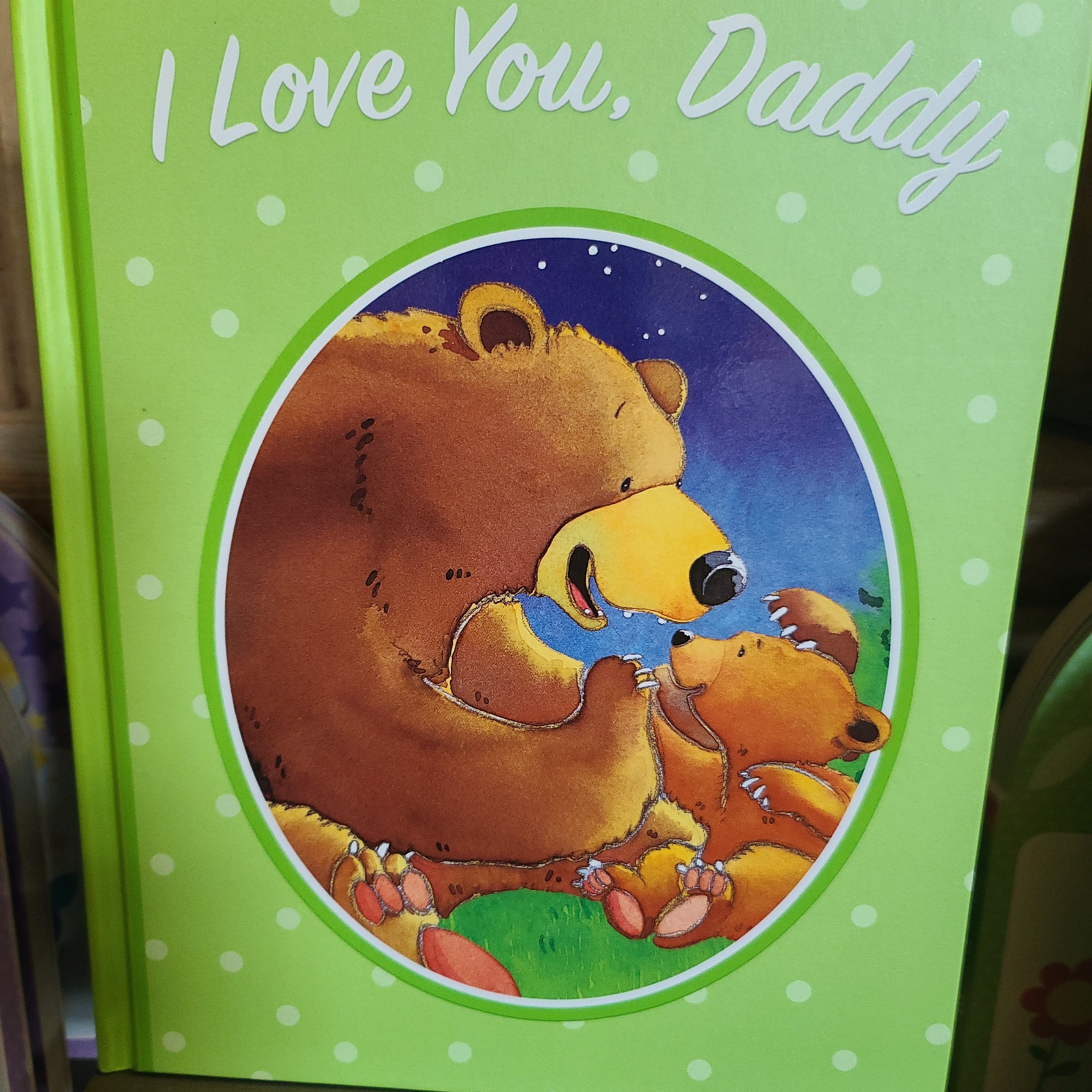 I love you, daddy book