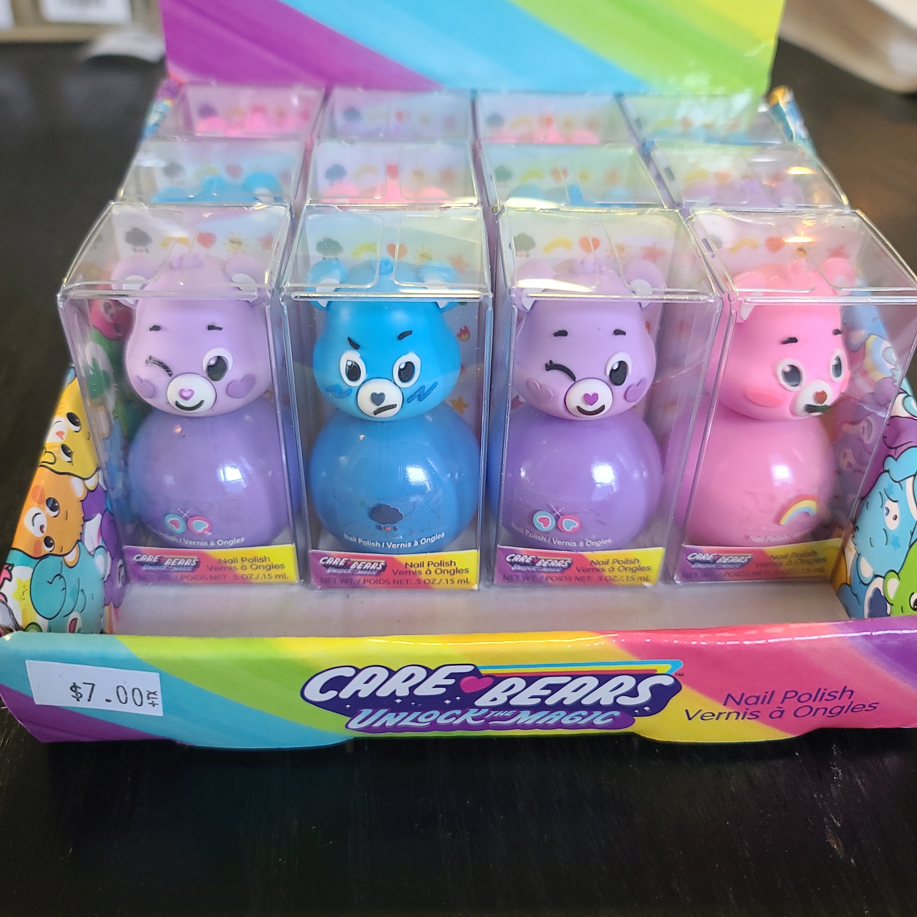 Care bear nail polish and sticker set
