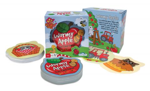 Wormy apple card game