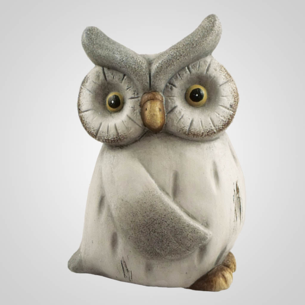 Little owl ceramic