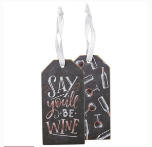 Youll be wine tag