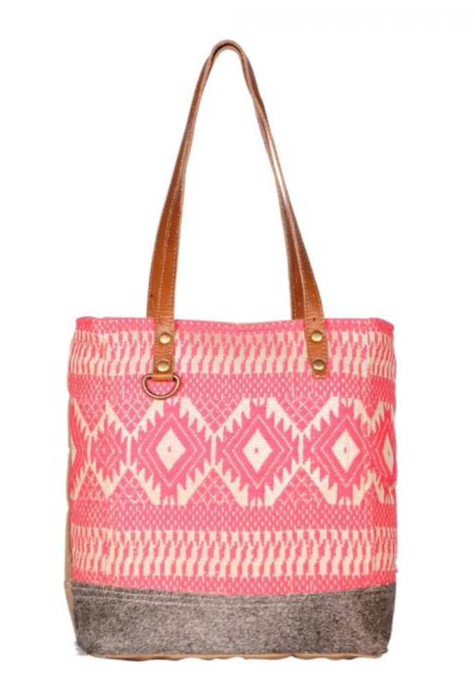 Pink blessing tote bag