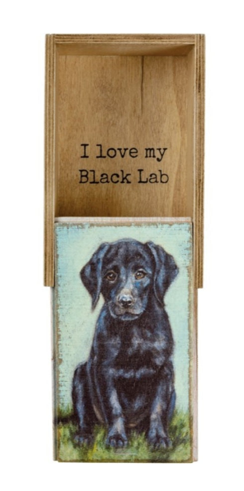 Memory box black lab