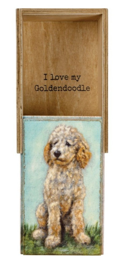 Memory box goldendoodle
