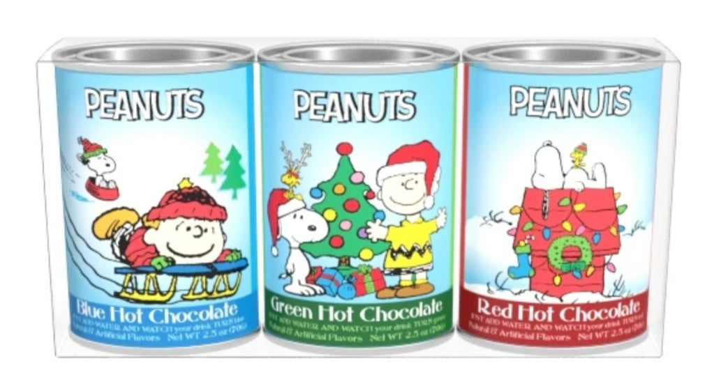 Peanuts colorful gift set hot chocolates