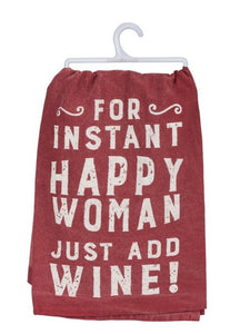 Just add wine towel