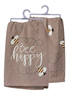 Bee happy towel